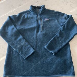Patagonia better sweater blue. LARGE